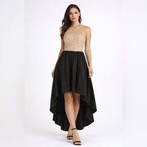 Gold & Black Gown Size Medium/ size 7/8